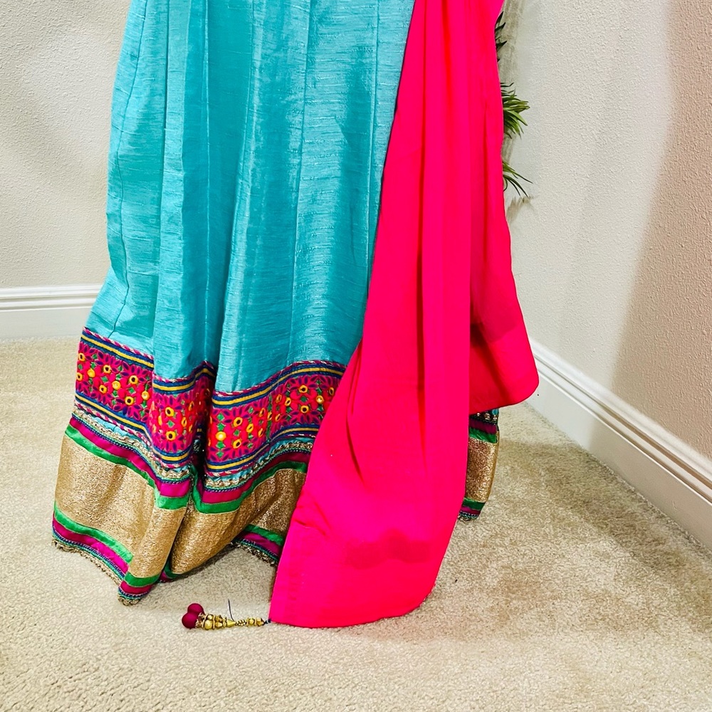Lehenga chaniya choli with skirt blouse and dupatta size 34-36-38